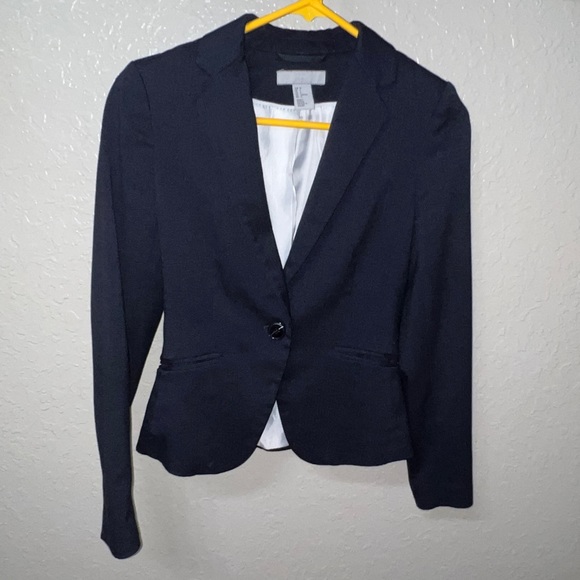 H&M Jackets & Coats Hm Blue Blazer Poshmark